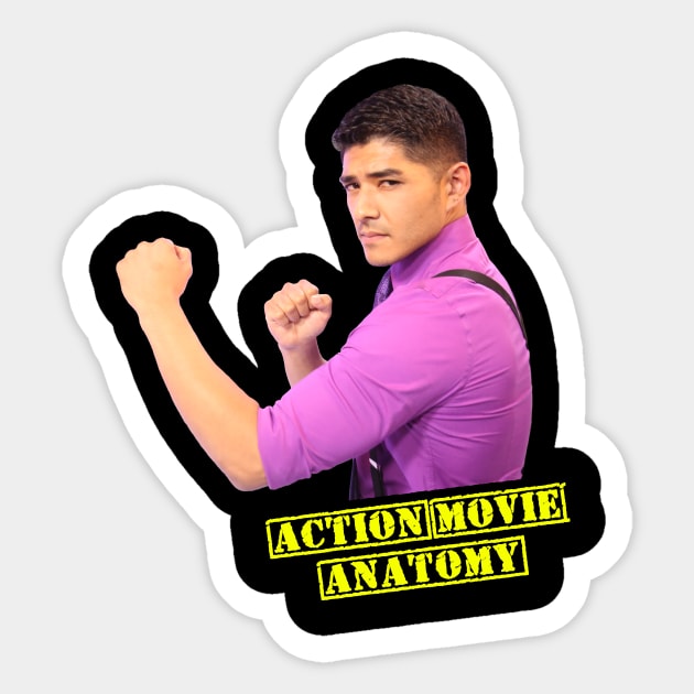 Andrew Ghai - Action Movie Anatomy Sticker by AfterBuzzTV